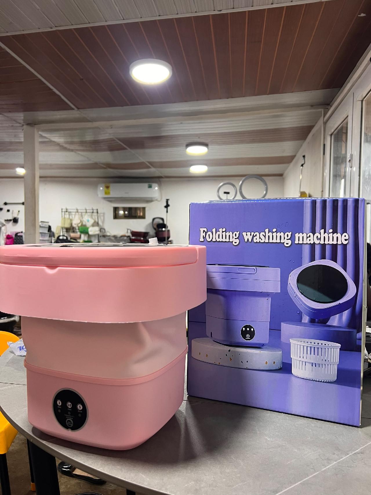 Foldable washing machine